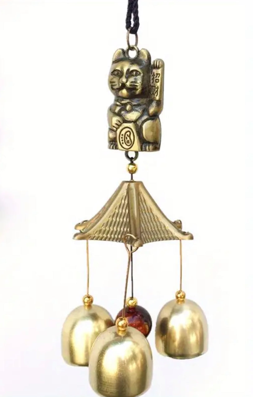 Lucky Cat Wind Chime