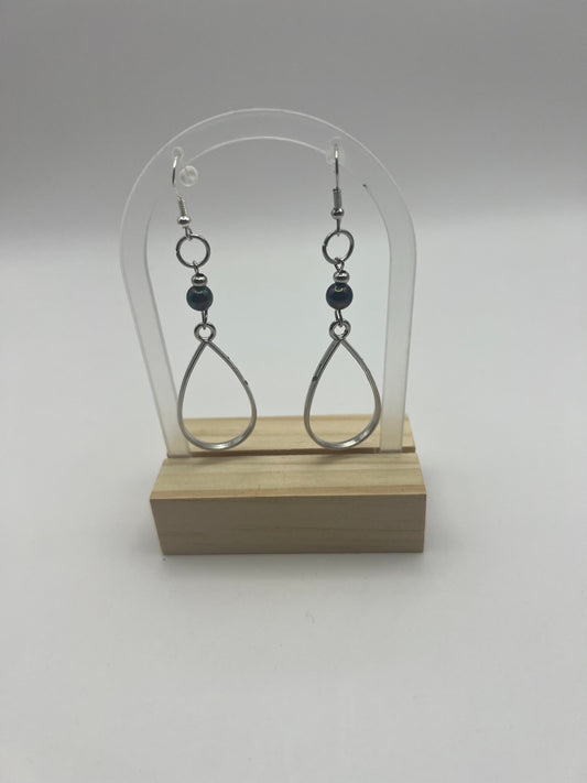 Peacock Pearl Earrings