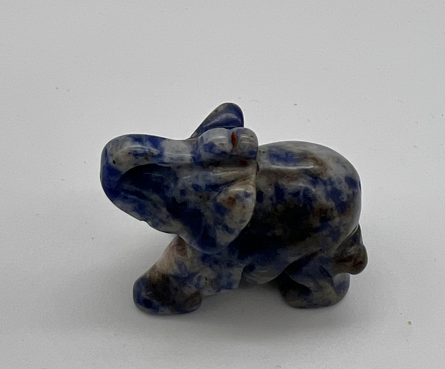 Gemstone Elephant Figurines