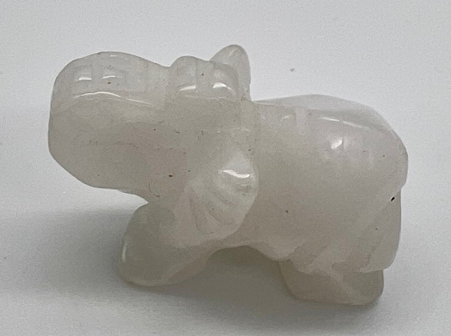 Gemstone Elephant Figurines