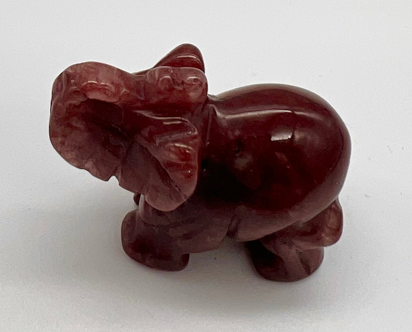 Gemstone Elephant Figurines