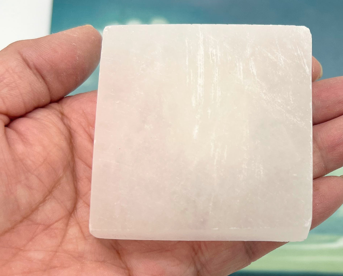 Selenite Square Charging Plate