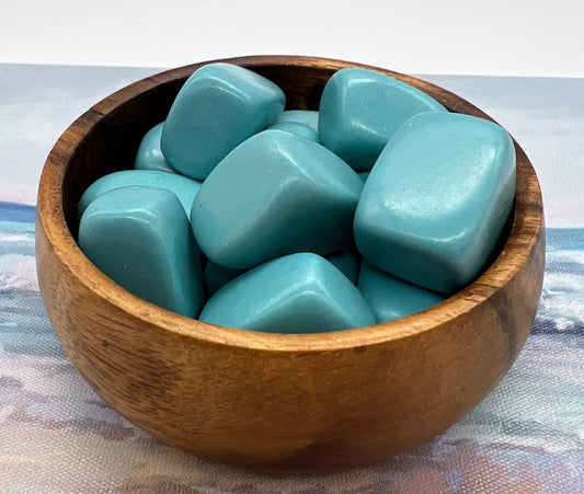 Blue Howlite Tumblestone