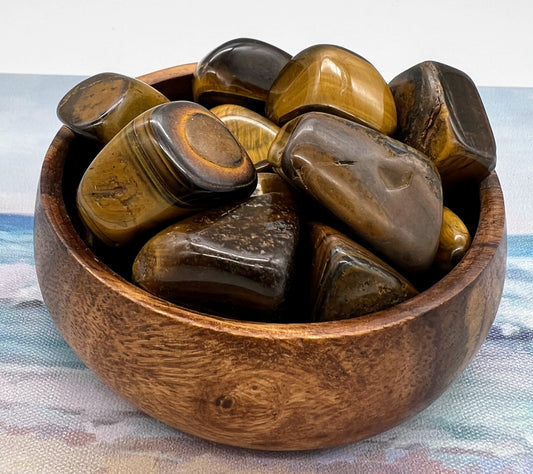 Tigers Eye Tumblestone