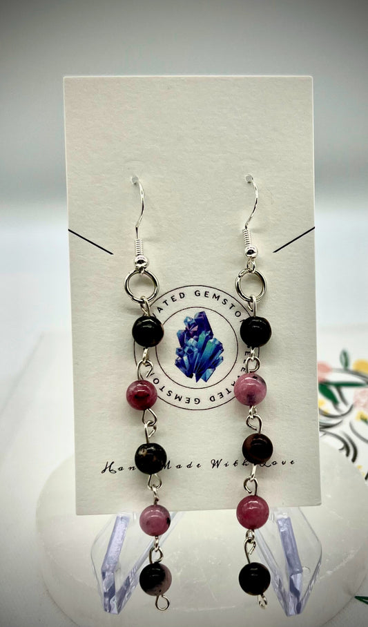 Rhodonite Earrings