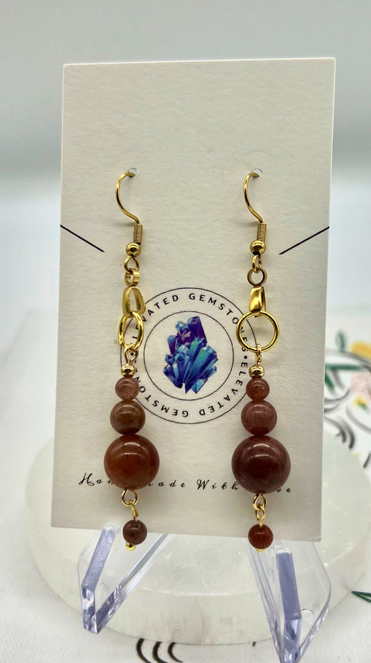 Purple Aventurine Earrings