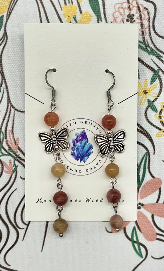 Sunstone Earrings